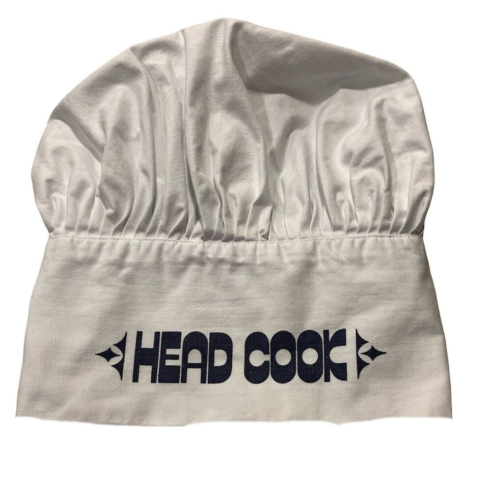 In Good Company White Chefs Hat Adjustable Head Cook One Size